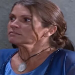 Tássia Camargo interpretando Joana em 'O Cravo e a Rosa' (Globo)