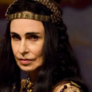 Silvia Pfeifer interpretando Anainér em 'Reis' (Record TV)