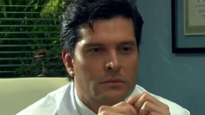 Marcelo Córdoba interpretando Hernán em 'Mar de Amor' (Sbt)