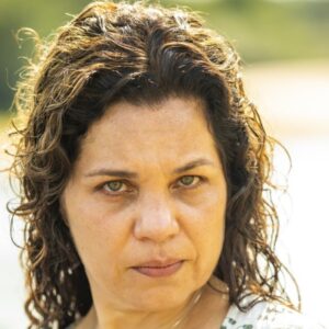 Isabel Teixeira interpretando Maria Bruaca em 'Pantanal' (Globo)