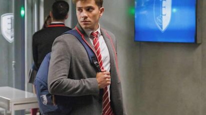 André Lamoglia em cenas da série 'Elite'