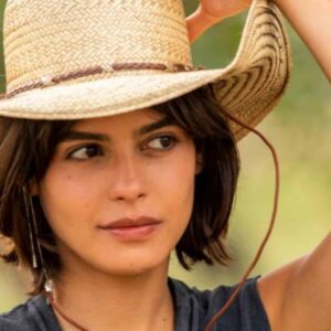 Julia Dalavia como Guta em 'Pantanal' (Globo)