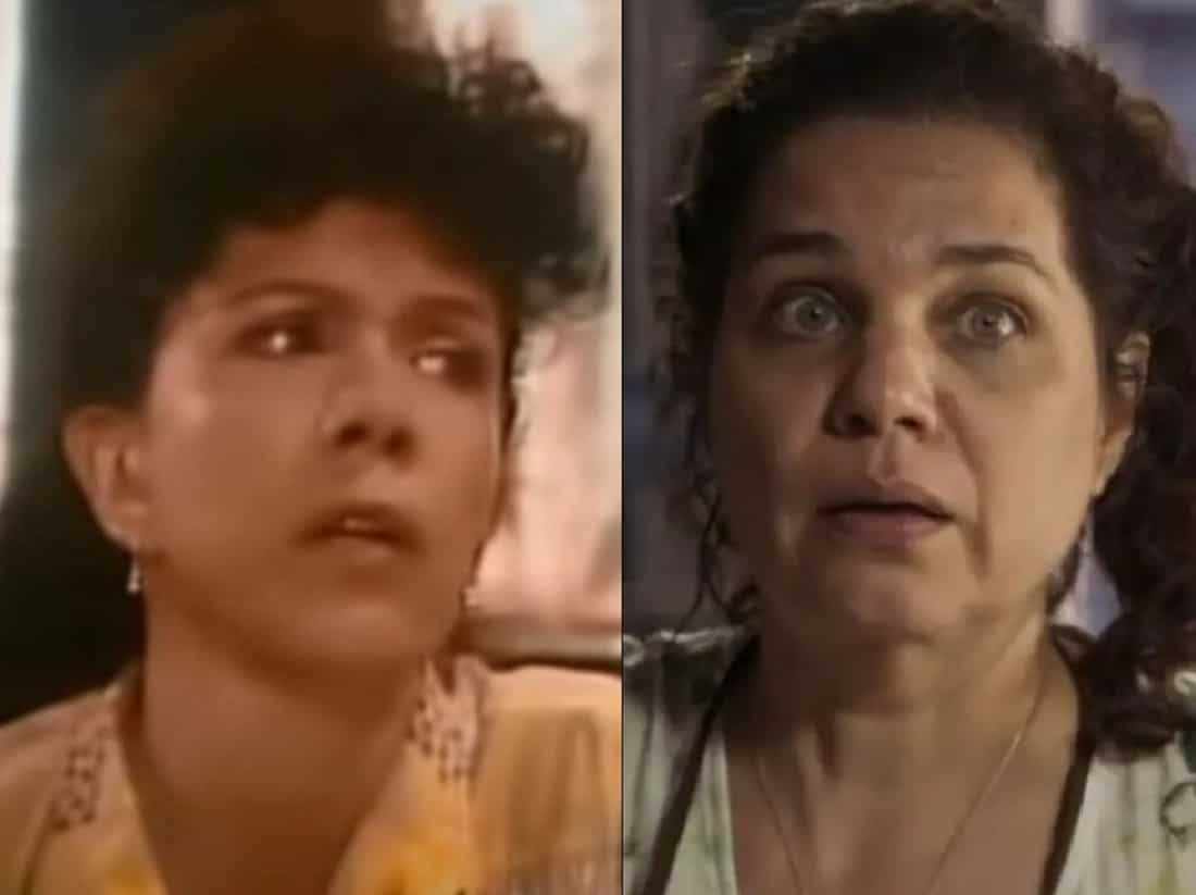 Cenas da novela Pantanal (1990) e Pantanal (2022)