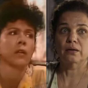 Cenas da novela Pantanal (1990) e Pantanal (2022)