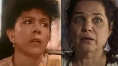 Cenas da novela Pantanal (1990) e Pantanal (2022)