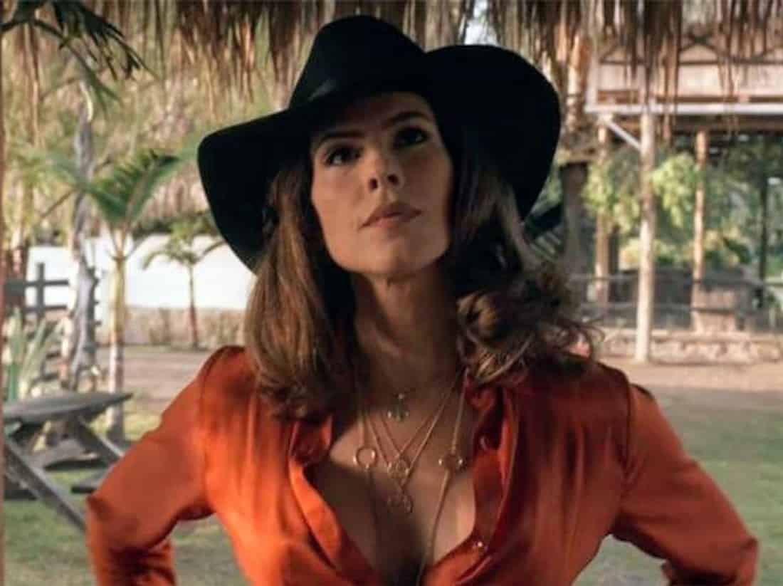 Zharick León interpretando Rosário em 'Paixões de Gavilanes' (Sbt)