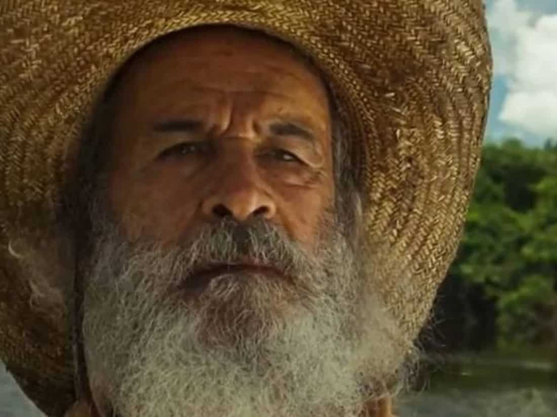 Osmar Prado como Velho do Rio em 'Pantanal' (Globo)