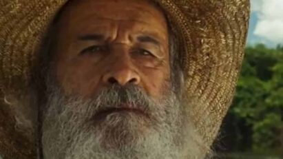 Osmar Prado como Velho do Rio em 'Pantanal' (Globo)