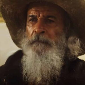 Osmar Prado interpretando Velho do Rio em 'Pantanal' (Globo)