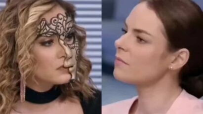 Cena da novela 'Contigo Sim' com Ângela assumindo o controle do hospital