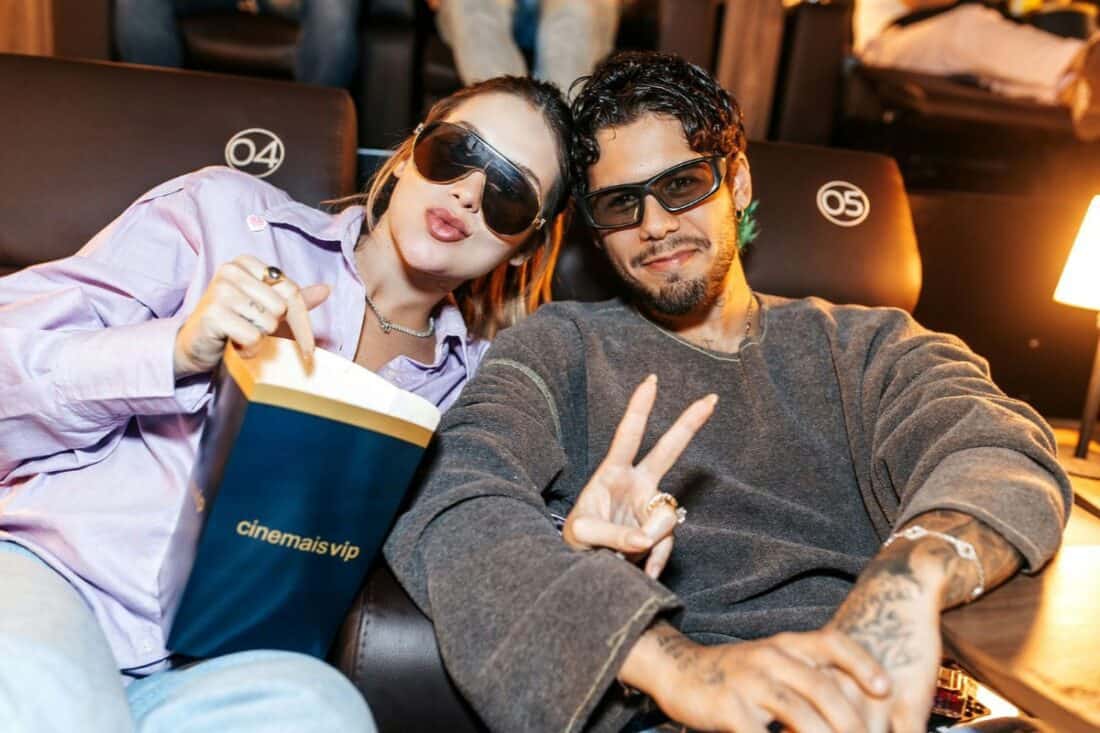 Com sessão de cinema exclusiva, Virginia e Zé Felipe celebram aniversário de namoro