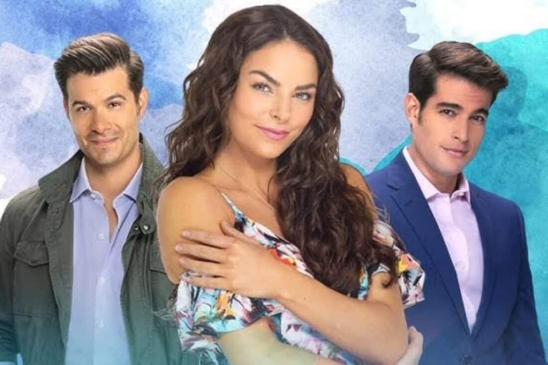 Cena de Contigo Sim com os personagens principais em um momento de conflito.