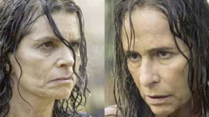 Deodora e Zefa Leonel em um confronto acalorado em No Rancho Fundo.