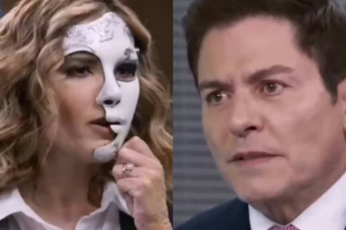 Cena da novela onde Geraldo anuncia a doação do hospital.