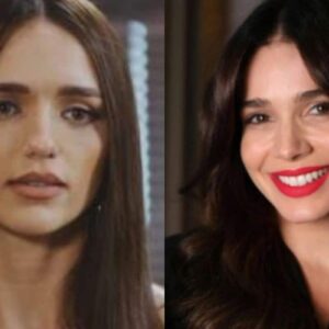 Maya encara Jéssica com um olhar desafiador em "Família é Tudo".