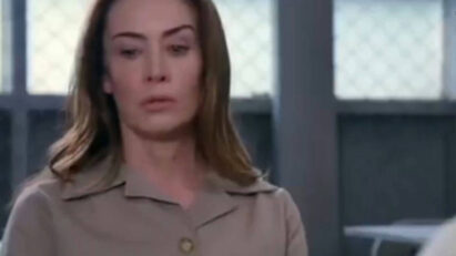 Mirtes sendo presa pela polícia.