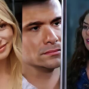 Salma, Ângela e Leonardo Contigo Sim, novela da SBT.