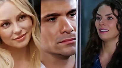 Salma, Ângela e Leonardo Contigo Sim, novela da SBT.