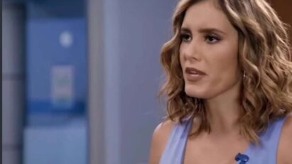 Samanta chantageia Álvaro e exige que ele peça para Ângela abortar o bebê em "Contigo Sim".