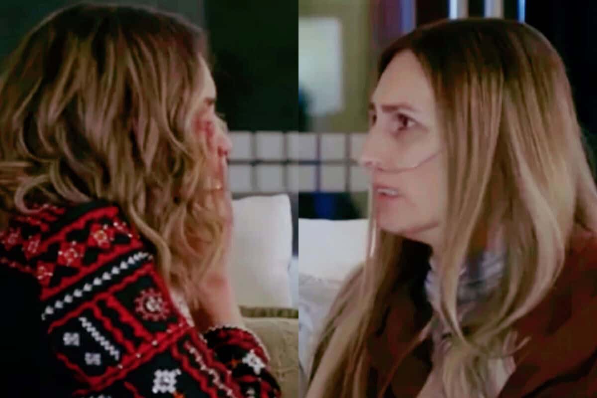 Cena de conflito entre Samanta e seus pais em 'Contigo Sim'