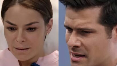 Leonardo leva Ângela desacordada para a emergência do hospital Vega após descobrir sua gravidez