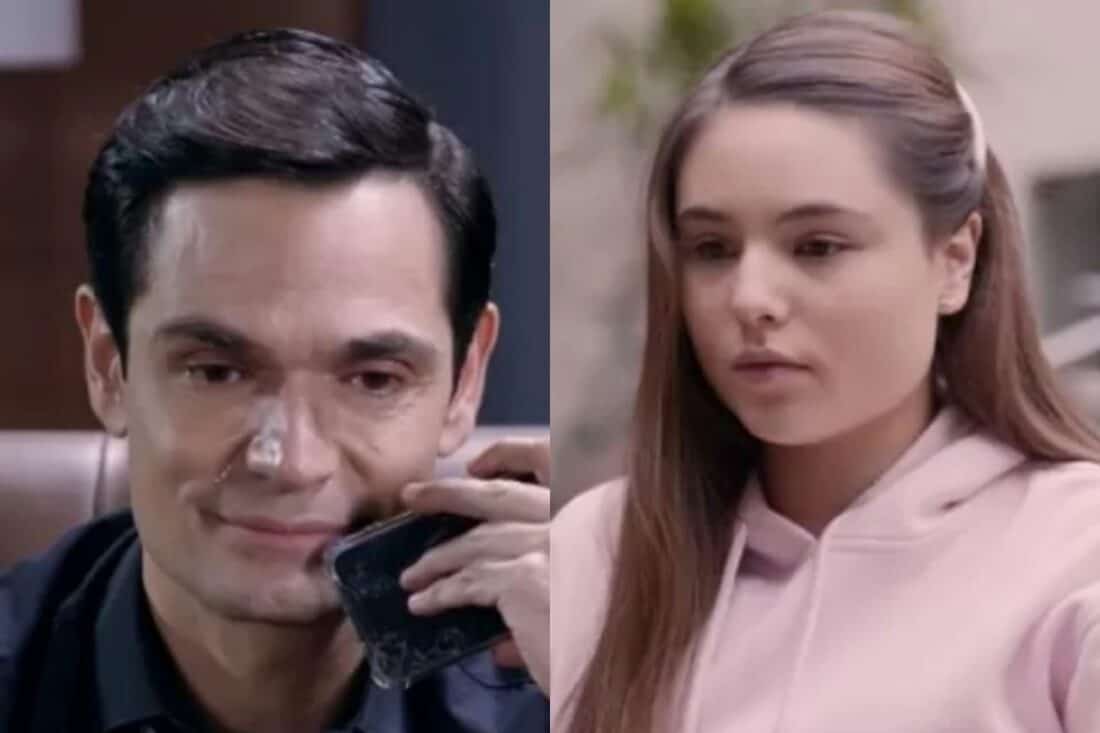 Em Contigo Sim, Dário, em meio ao desespero e à ebriedade, implora por uma segunda chance com Clarinha
