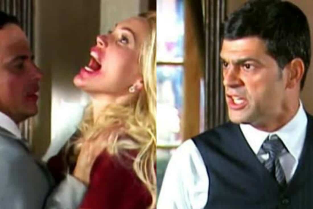 Cristina beija Eduardo finge ataque para simular abuso e enganar Rafael em Alma Gêmea
