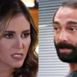 Samanta celebrando após a morte de Jerônimo.