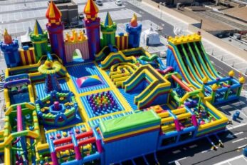 Flamboyant Jump Around maior castelo inflavel da America Latina 347x231