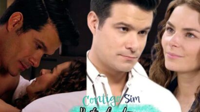 Contigo Sim: casado com Salma, Leonardo passa a primeira noite de amor com Ângela