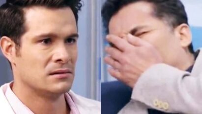 Contigo Sim: Leonardo dá uma bofetada em Júlio, seu pai