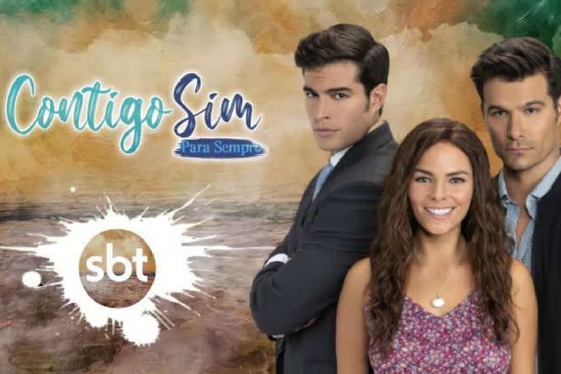 Uma foto da protagonista de "Contigo Sim" em uma cena emocionante da novela.