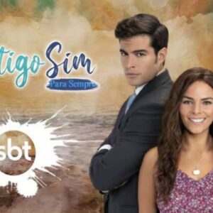 Uma foto da protagonista de "Contigo Sim" em uma cena emocionante da novela.