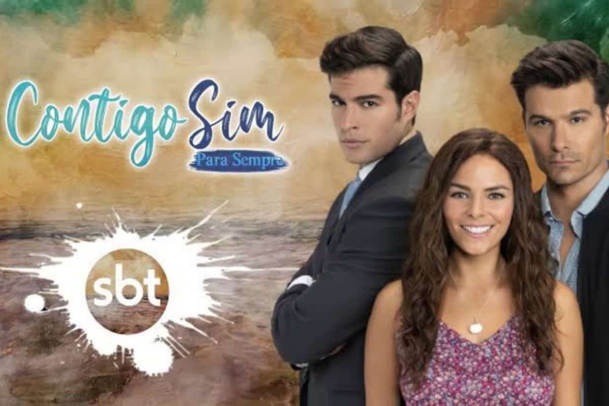 Uma foto da protagonista de "Contigo Sim" em uma cena emocionante da novela.