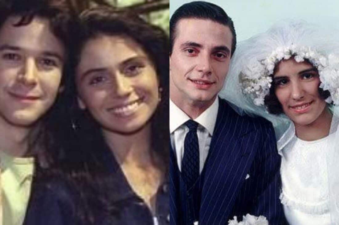 Giovanna Antonelli e Murilo Benício: Se conheceram em "O Clone" e tiveram um relacionamento de 3 anos. Glória Pires e Fábio Júnior: Se casaram durante as gravações de "Cabocla", mas o casamento foi curto.