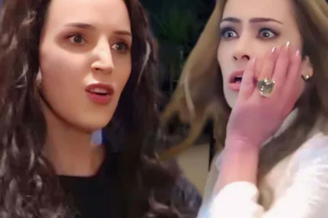 Cena do tapa entre Adela e Mirtes em "Contigo Sim".