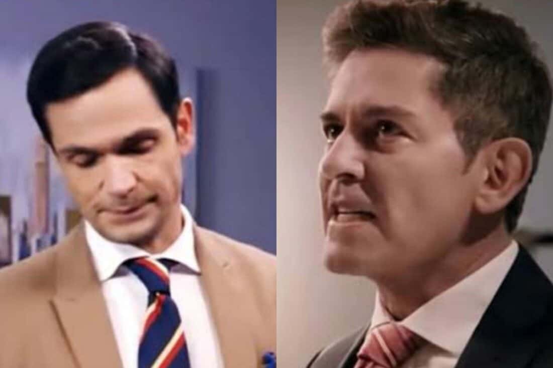 Dário confronta Geraldo sobre a chantagem de Samanta