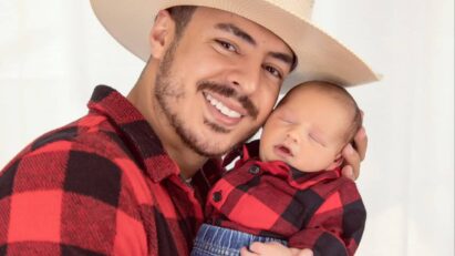 Jacques Vanier é o garoto-propaganda da campanha de Dia dos Pais do Mega Moda