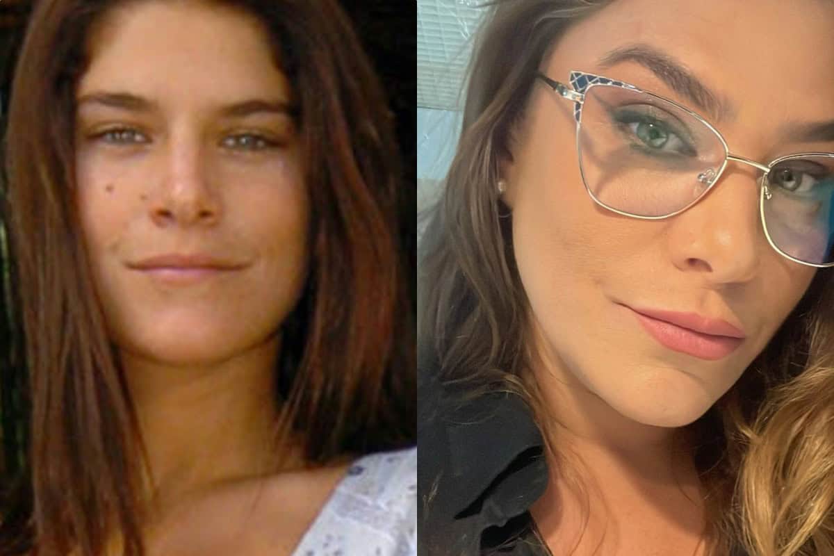 Priscila Fantin em uma palestra sobre saúde mental.