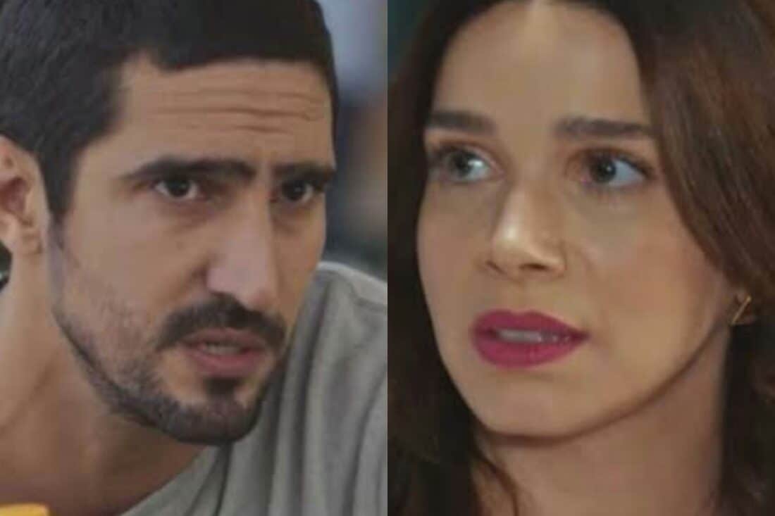 Tom e Maya em momento romântico durante capítulo de Família é Tudo.