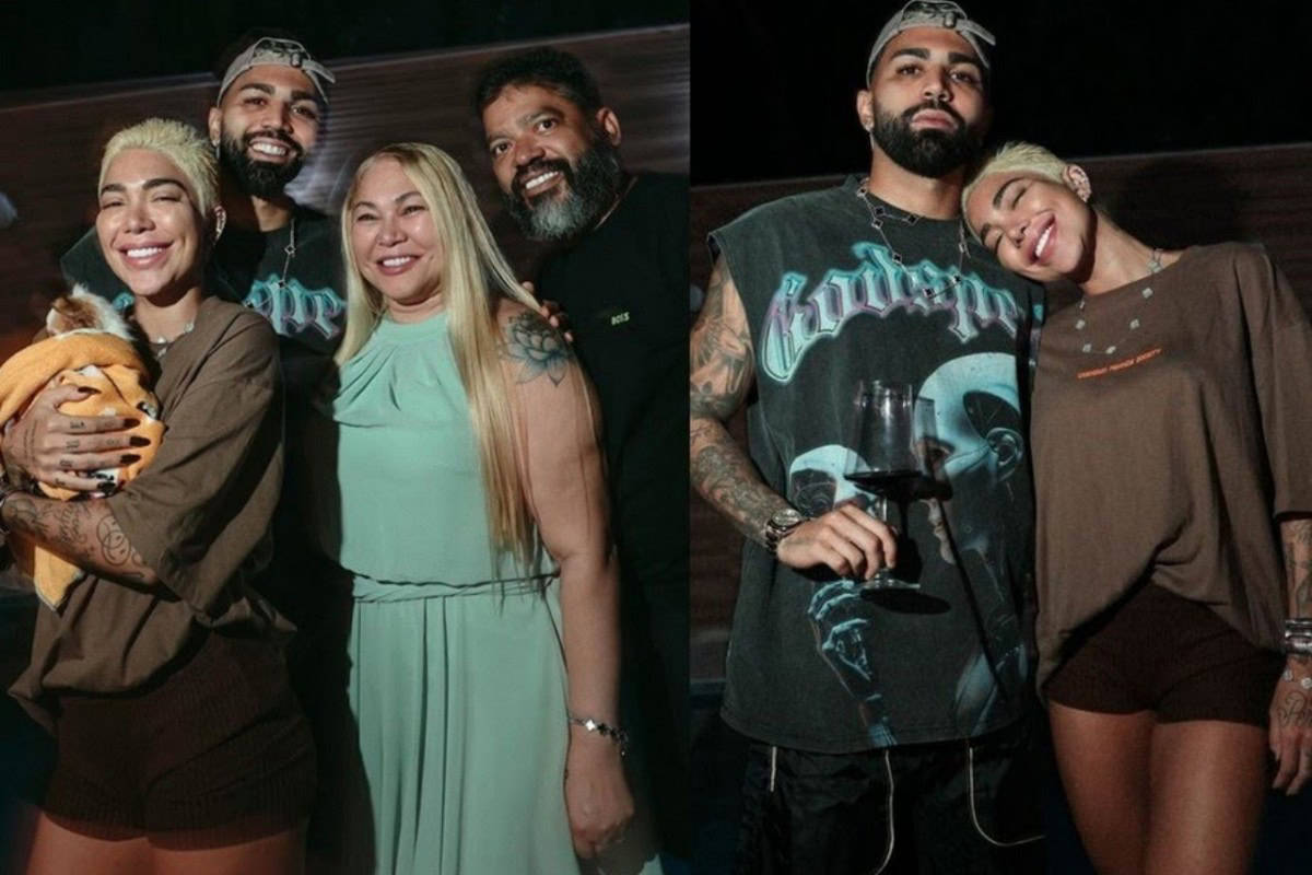 Gabigol celebrou seu aniversário em família