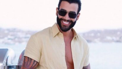 Uma foto de Gusttavo Lima sobre a polêmica envolvendo o cantor e as acusações de lavagem de dinheiro