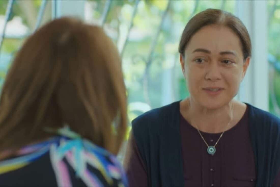Hatice em cena dramática enquanto tenta salvar a vida de Bahar com um transplante de medula