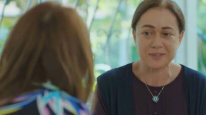 Hatice em cena dramática enquanto tenta salvar a vida de Bahar com um transplante de medula