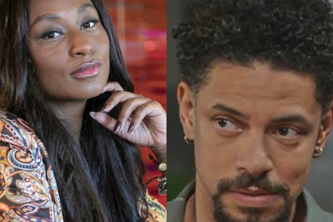 Léo e Chantal juntos em cena de Família é Tudo