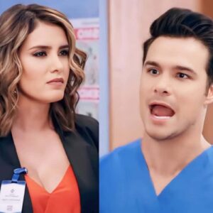 Leonardo confronta Samanta em uma cena tensa da novela Contigo Sim, exigindo a carta que pode mudar tudo