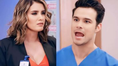 Leonardo confronta Samanta em uma cena tensa da novela Contigo Sim, exigindo a carta que pode mudar tudo