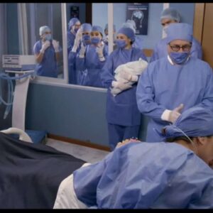 Imagem do casal se beijando após o juiz declarar marido e mulher, em meio aos aplausos dos amigos