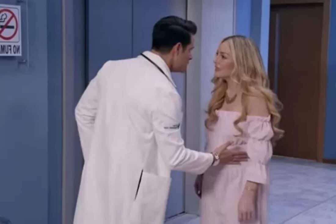 Salma confronta Leonardo e o ameaça com a guarda da filha