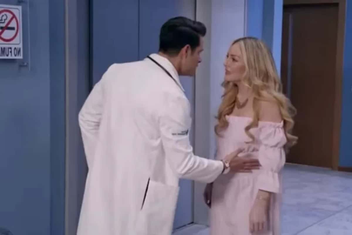 Salma confronta Leonardo e o ameaça com a guarda da filha